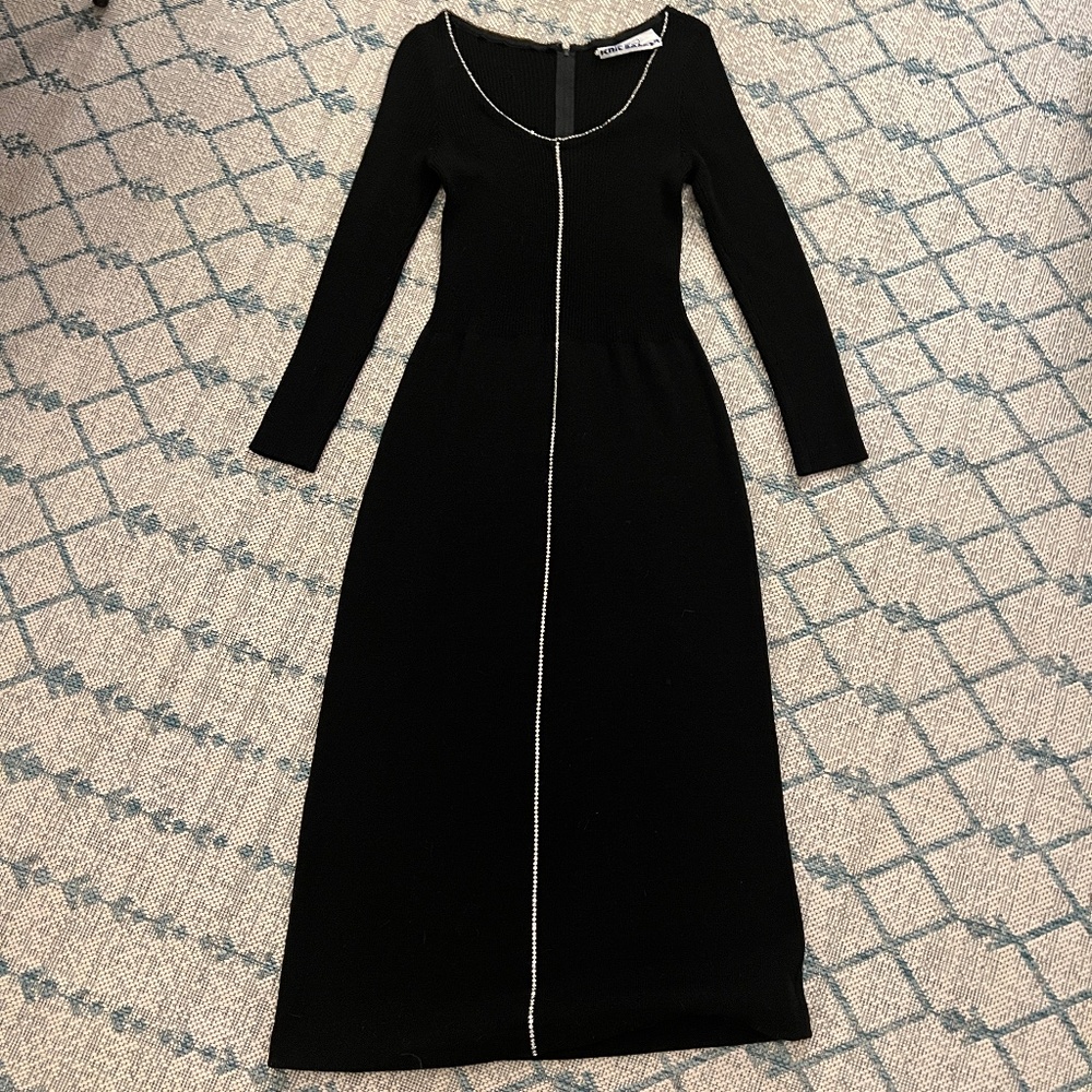 Vintage knit cocktail dress